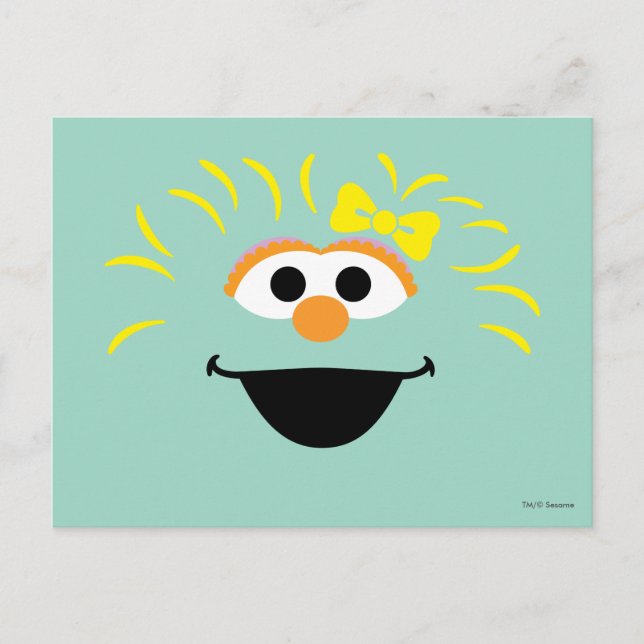 Sesamstraße | Rosita Face Art Postkarte (Vorderseite)