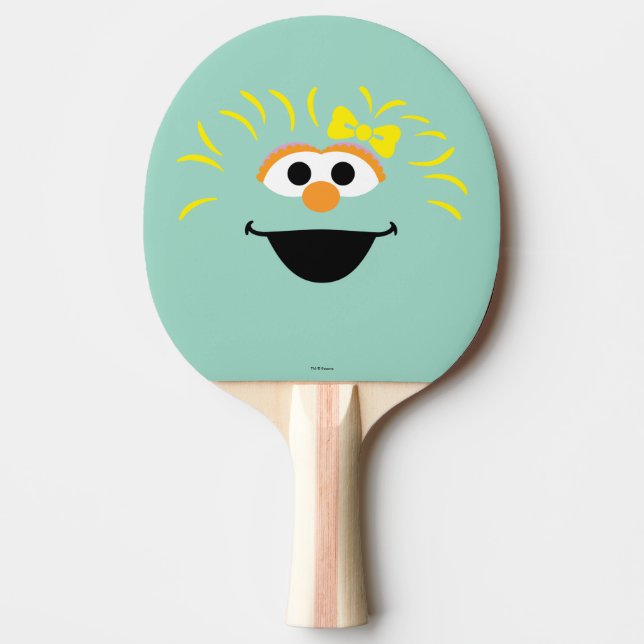 Sesamstraße | Rosita Face Art Tischtennis Schläger (Vorderseite)