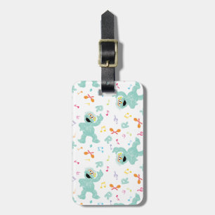 Sesamstraße   Rosita Music Scribble Pattern Gepäckanhänger