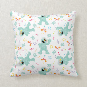 Sesamstraße   Rosita Music Scribble Pattern Kissen