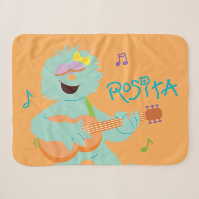 Sesamstraße | Rosita Playing Guitar Sherpadecke (Vorderseite (Horizontal))