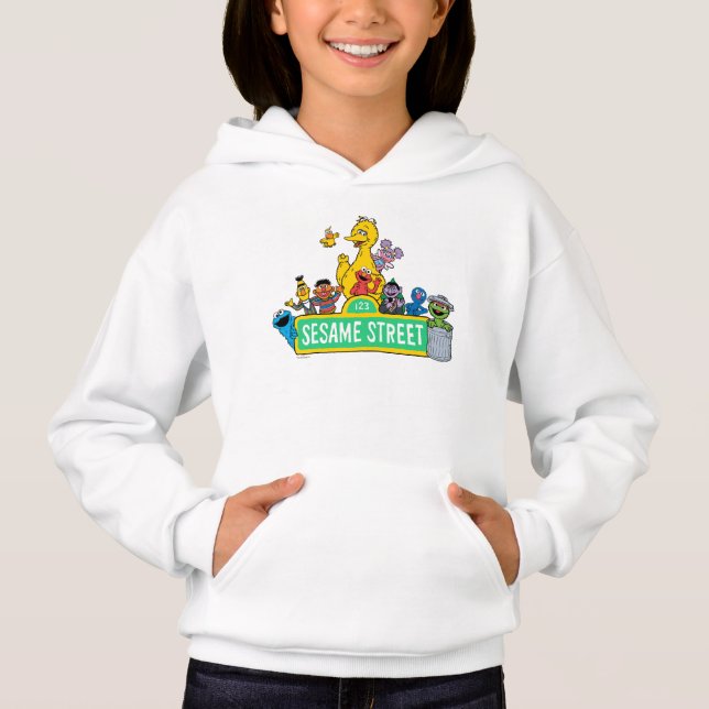 Sesamstraße | Rund um das Sesamstraße-Zeichen Hoodie (Vorderseite)