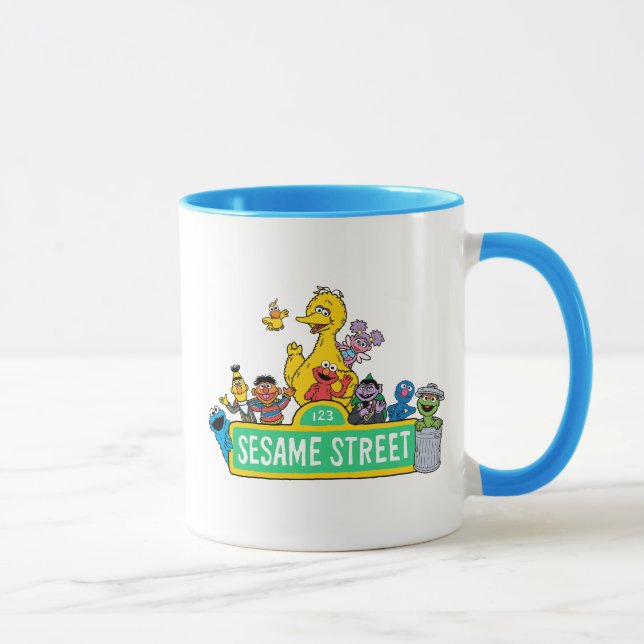 Sesamstraße | Rund um das Sesamstraße-Zeichen Tasse (Rechts)