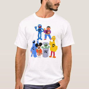 Sesamstraße Seien Sie freundlich - Gebärdensprac T-Shirt