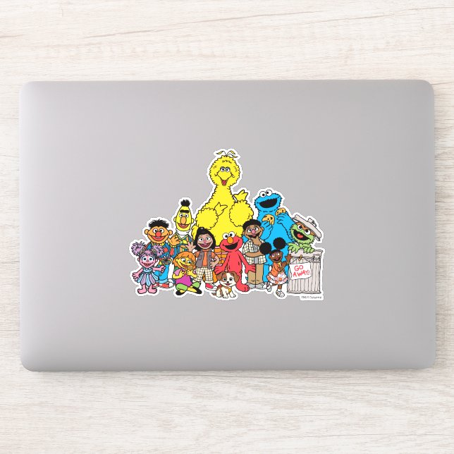 Sesamstraße | Sesame Pals, die ausgehen Aufkleber (Computer)