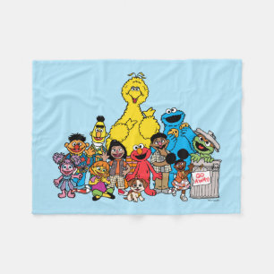 Sesamstraße Sesame Pals, die ausgehen Fleecedecke
