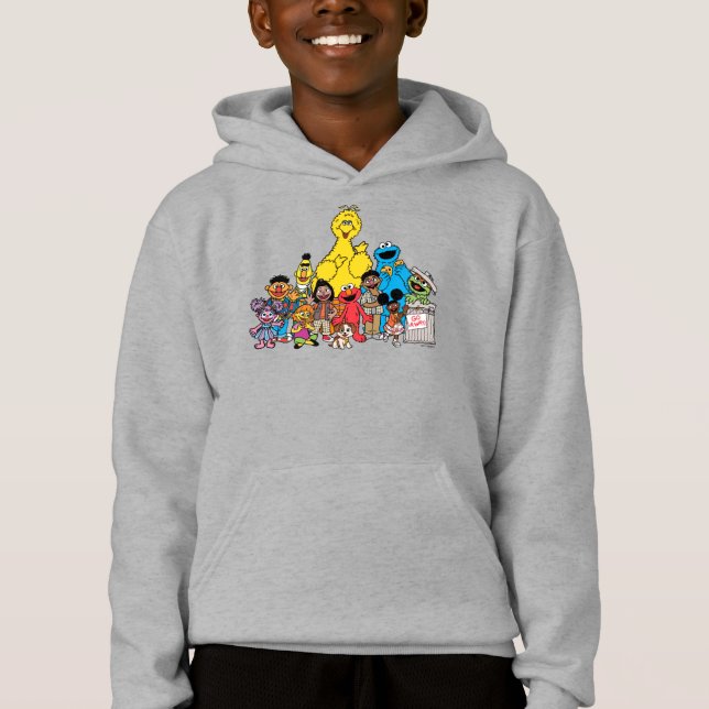 Sesamstraße | Sesame Pals, die ausgehen Hoodie (Vorderseite)