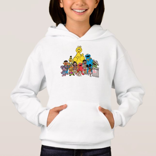 Sesamstraße | Sesame Pals, die ausgehen Hoodie (Vorderseite)