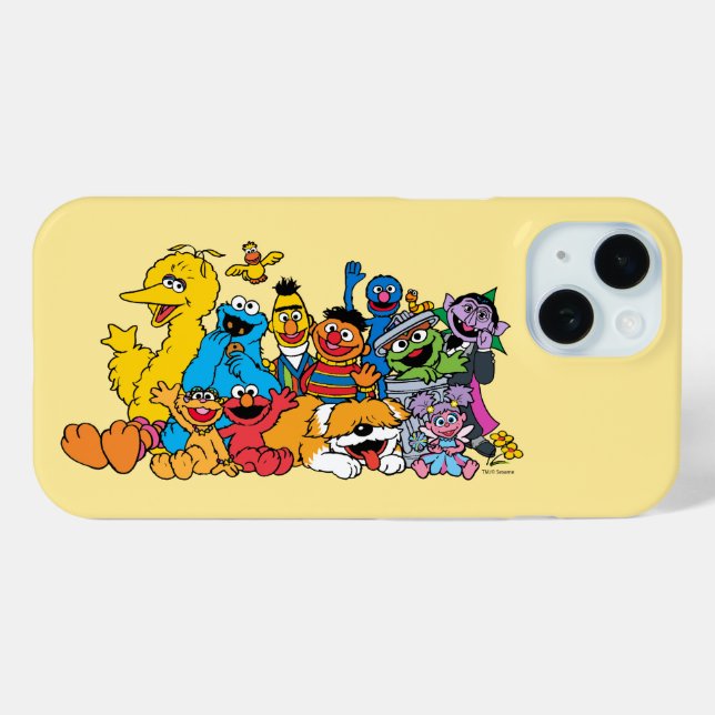 Sesamstraße | Sesame Pals Group Portrait Case-Mate iPhone Hülle (Rückseite (Horizontal))