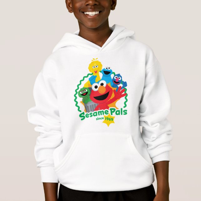 Sesamstraße | Sesame Pals seit 1969 Hoodie (Vorderseite)