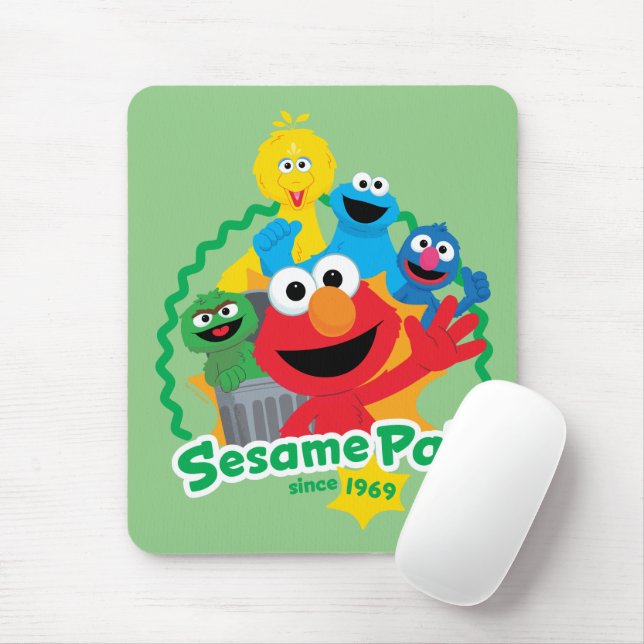 Sesamstraße | Sesame Pals seit 1969 Mousepad (Mit Mouse)