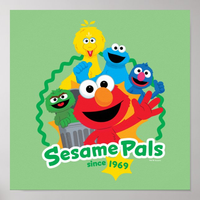 Sesamstraße | Sesame Pals seit 1969 Poster (Vorne)