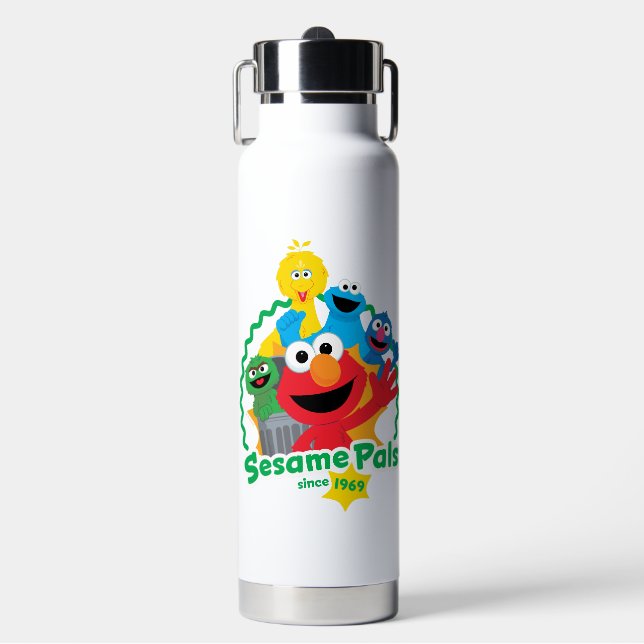 Sesamstraße | Sesame Pals seit 1969 Trinkflasche (Vorderseite)