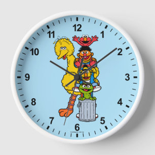Sesamstraße Sesame Street Pals Pose Uhr