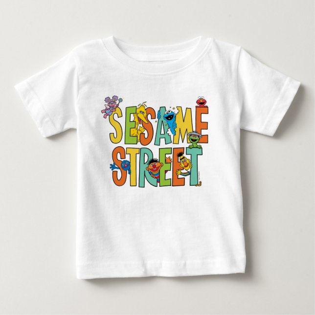Sesamstraße | Sesame Street Type Pals Baby T-shirt (Vorderseite)