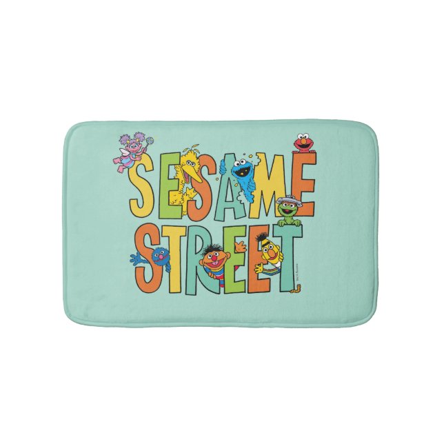 Sesamstraße | Sesame Street Type Pals Badematte (Vorderseite)