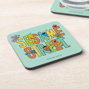 Sesamstraße   Sesame Street Type Pals Getränkeuntersetzer
