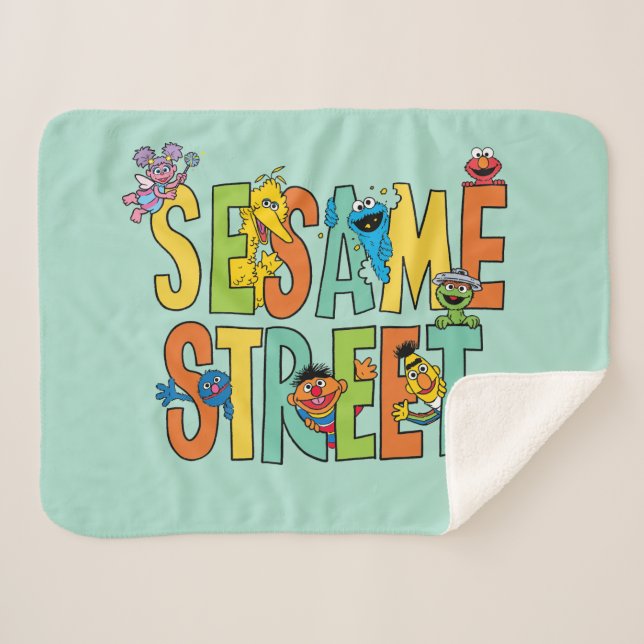 Sesamstraße | Sesame Street Type Pals Sherpadecke (Vorderseite (Horizontal))