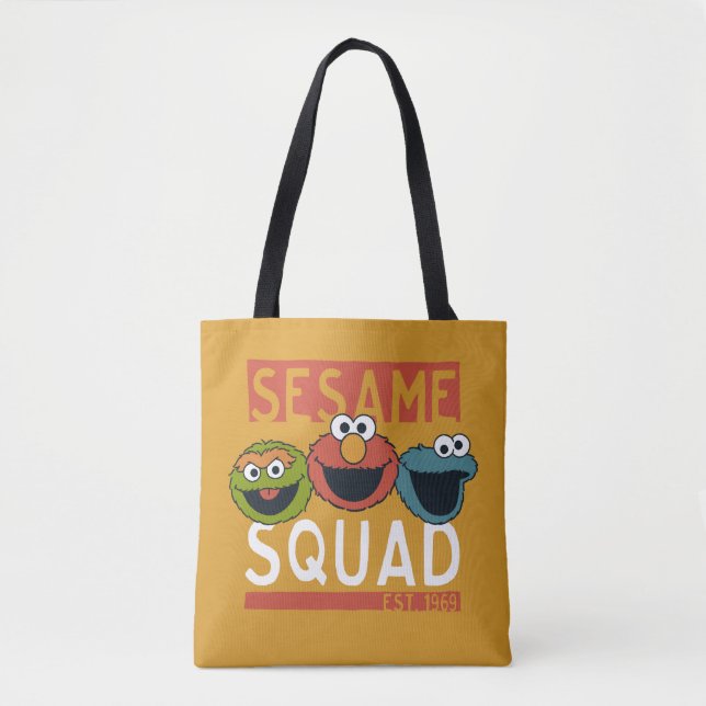 Sesamstraße - Sesamsquad Tasche (Vorderseite)