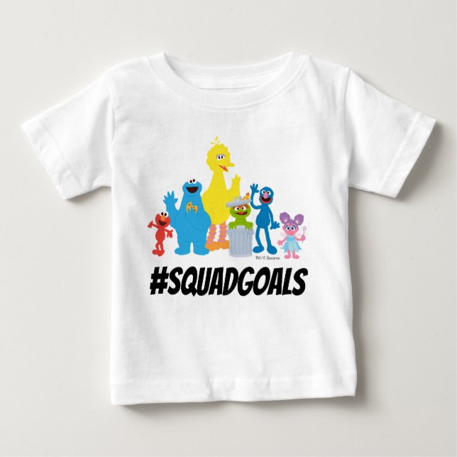 Sesamstraße | #SQUADGOALS Baby T-shirt (Vorderseite)