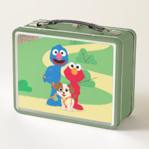 Sesamstraße Tango mit Grover & Elmo Metall Brotdose