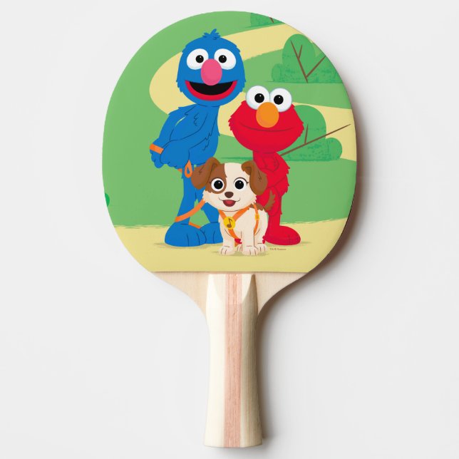 Sesamstraße | Tango mit Grover & Elmo Tischtennis Schläger (Vorderseite)