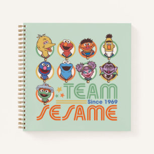 Sesamstraße Team Sesame Seit 1969 Notizbuch