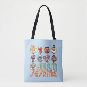 Sesamstraße Team Sesame Seit 1969 Tasche