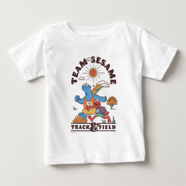 Sesamstraße | Team Sesame Track & Field Baby T-shirt (Vorderseite)