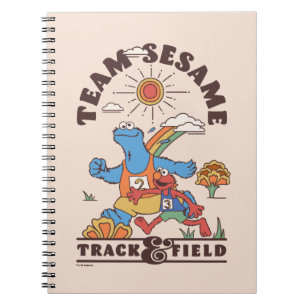 Sesamstraße Team Sesame Track & Field Notizblock