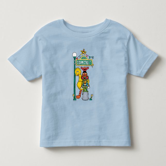 Sesamstraße | Unter dem Sesamstraße-Zeichen Kleinkind T-shirt (Vorderseite)