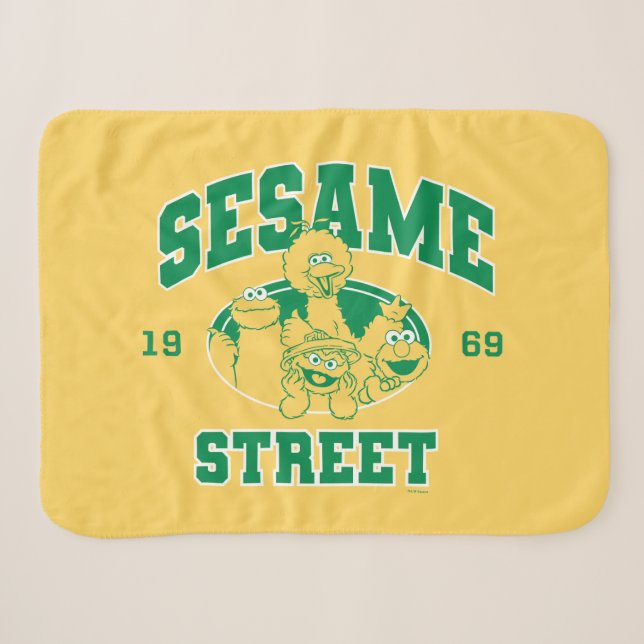 Sesamstraße | Vintag 1969 Sherpadecke (Vorderseite (Horizontal))