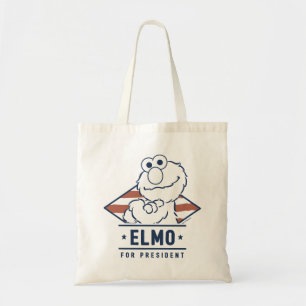 Sesamstraße   Vintag Elmo für den Präsidenten Tragetasche