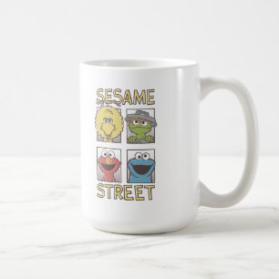 Sesamstraße Vintage Charakter Comic Kaffeetasse
