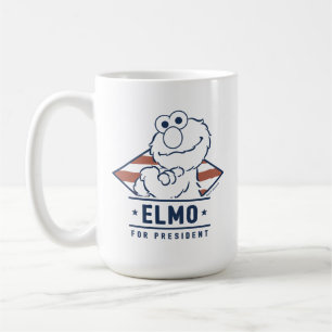 Sesamstraße   Vintage Elmo für den Präsidenten Kaffeetasse