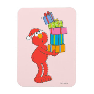Sesamstraße   Vintage Elmo und Presents Magnet