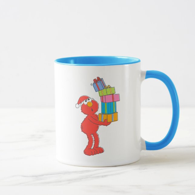 Sesamstraße | Vintage Elmo und Presents Tasse (Rechts)