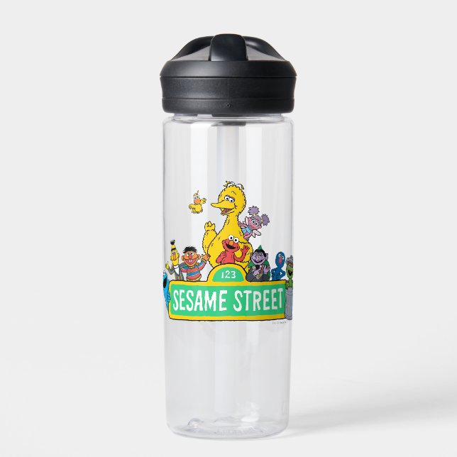 Sesamstraße | Vollfarbige Pals Trinkflasche (Vorderseite)