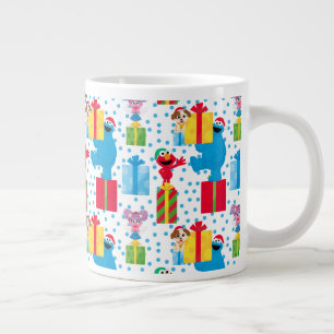 Sesamstraße Weihnachten präsentiert Muster Jumbo-Tasse