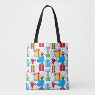 Sesamstraße Weihnachten präsentiert Muster Tasche