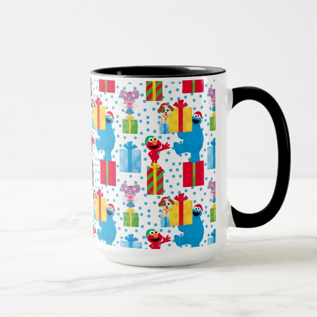 Sesamstraße Weihnachten präsentiert Muster Tasse (Rechts)