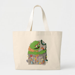 Sesamstraße Weihnachts-Oscar der Grouch Jumbo Stoffbeutel