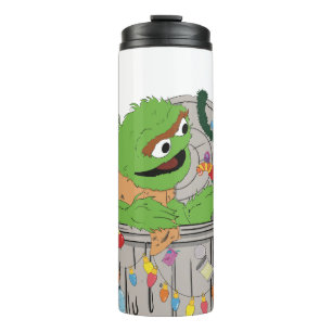 Sesamstraße   Weihnachts-Oscar der Grouch Thermosbecher