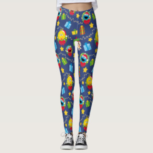 Sesamstraße Weihnachtsmuster Leggings