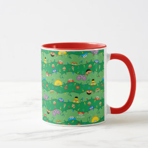 Sesamstraße Weihnachtsmuster Tasse
