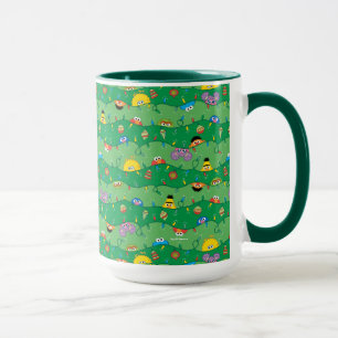 Sesamstraße Weihnachtsmuster Tasse