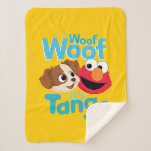 Sesamstraße Woof Woof It's Tango & Elmo Sherpadecke