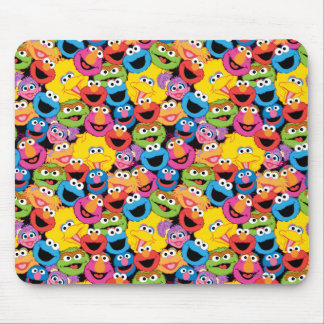Sesamstraße-Zeichen gegenüber Muster Mousepad