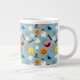 SesamStreet Niedlich Halloween Pattern Jumbo-Tasse