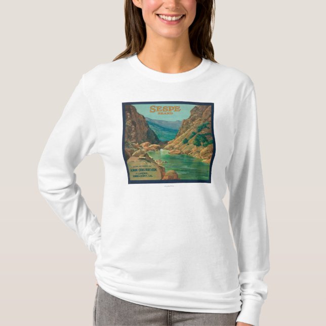 Sespe orange LabelFillmore, CA T-Shirt (Vorderseite)